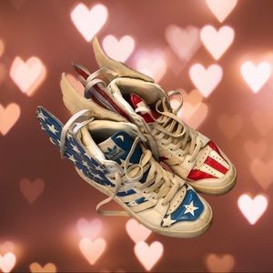Jeremy Scott X Adidas Red White Blue Wings